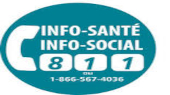Logo Info Santé Info Social 811 (ouvrir dans une nouvelle fenêtre)