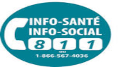 Info Santé Info Social 811 (ouvrir dans une nouvelle fenêtre)